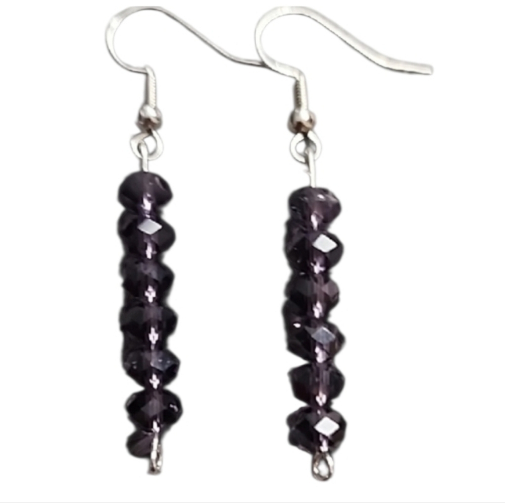 π₯4 for $20π₯Purple Beaded Earrings